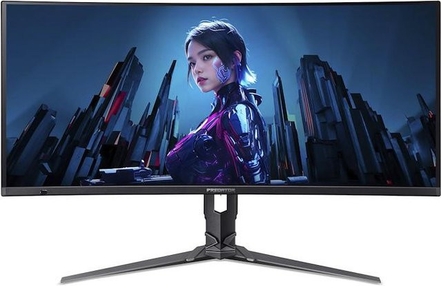 Acer Predator X34 X5 QD-OLED Gaming-Monitor, 34 Zoll, UWQHD, 240 Hz, Schwarz - Bild 1