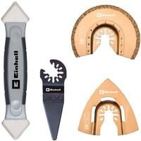 Einhell Multi-Tool-Set für Fliesen, 4-teilig mit Schleifscheiben und Klingen, Multicolor - Bild 1