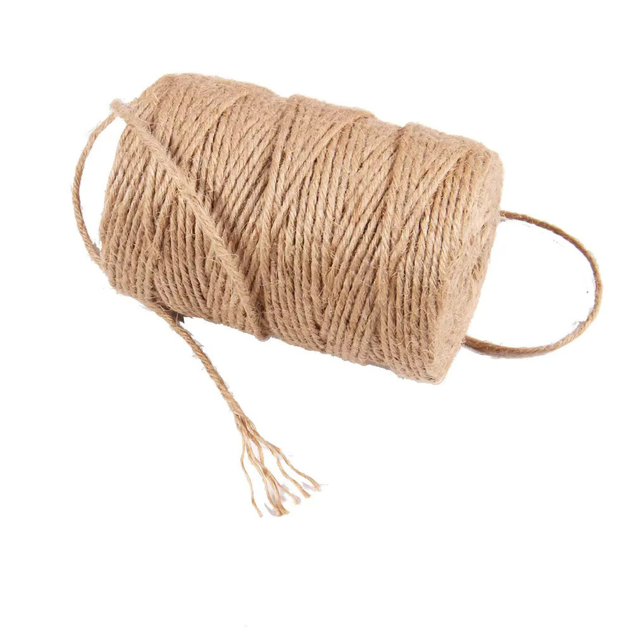 Natürliche Vintage Jute Schnur in Braun für DIY Handwerk, Hochzeit und Weihnachtsdekoration - Bild 4