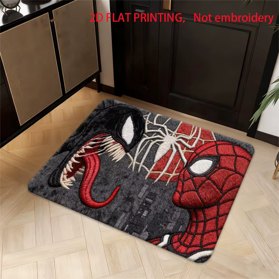 MARVEL Spider-Man Teppich von BEAST KINGDOM, rutschfester Flanellteppich mit Kinder-Motiv in Multicolour für Wohnzimmer und Schlafzimmer - Bild 5