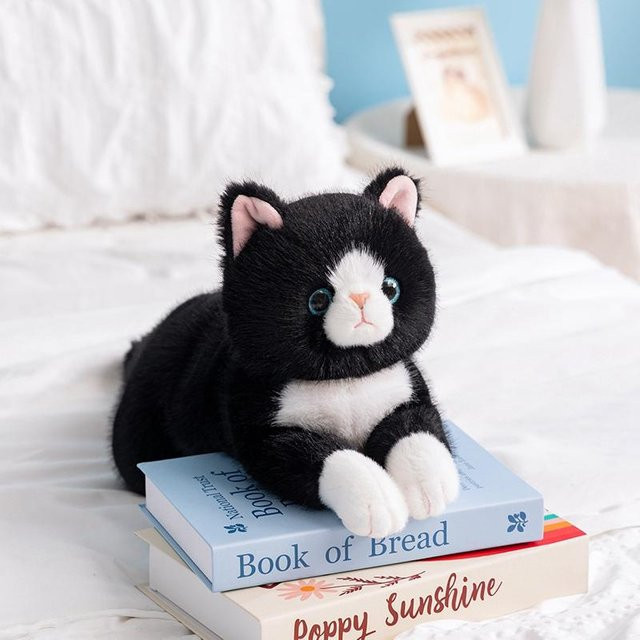 BC Pet Supplies Katze Plüschtier, Schwarz, 50cm - Bild 1