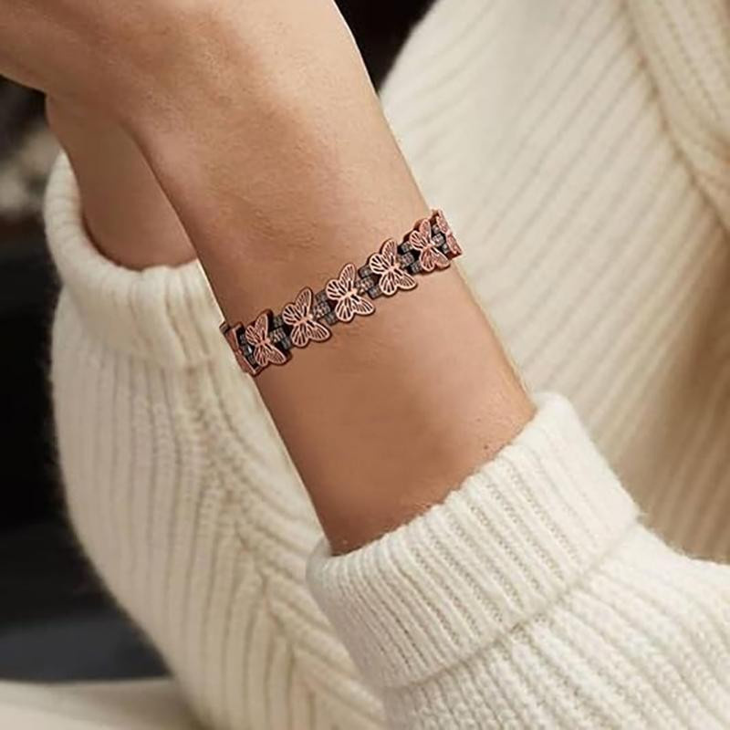 OKtrendy Armband, Kupfer, Schmetterlingsdesign, Damen - Bild 4