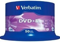 Verbatim DVD+R Rohlinge Matt Silver 4,7 GB 16x 50 Stück - Bild 1