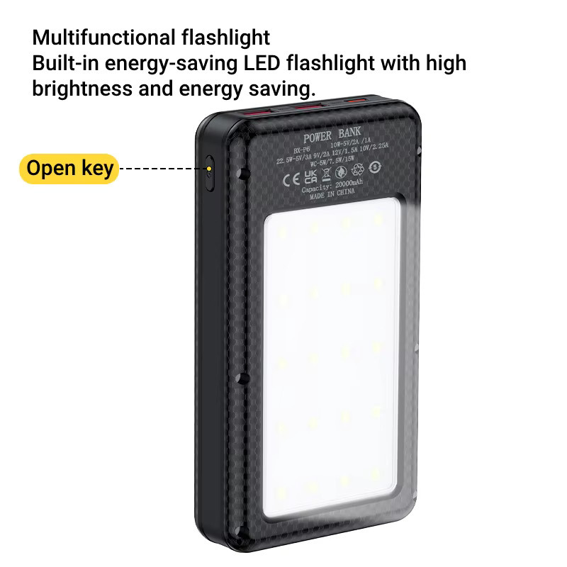 Kebidumei DIY Powerbank Gehäuse für 6x 18650 Batterien mit Dual USB und Typ C, Farbe: Grün - Bild 4