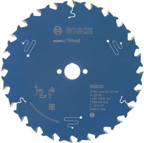 Bosch Expert for Wood Kreissägeblatt Universal Carbide Tipped Blau Durchmesser: 180 mm, Bohrung: 20 mm, Dicke: 2,6 mm, 24 Zähne - Bild 1