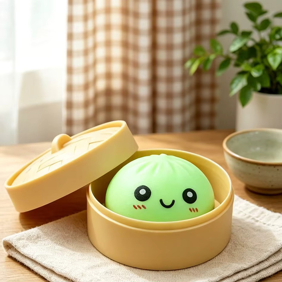 Bandai Blind Box Premium Simulations-Dumpling, Weiches Buntes Stressabbau-Spielzeug - Bild 5