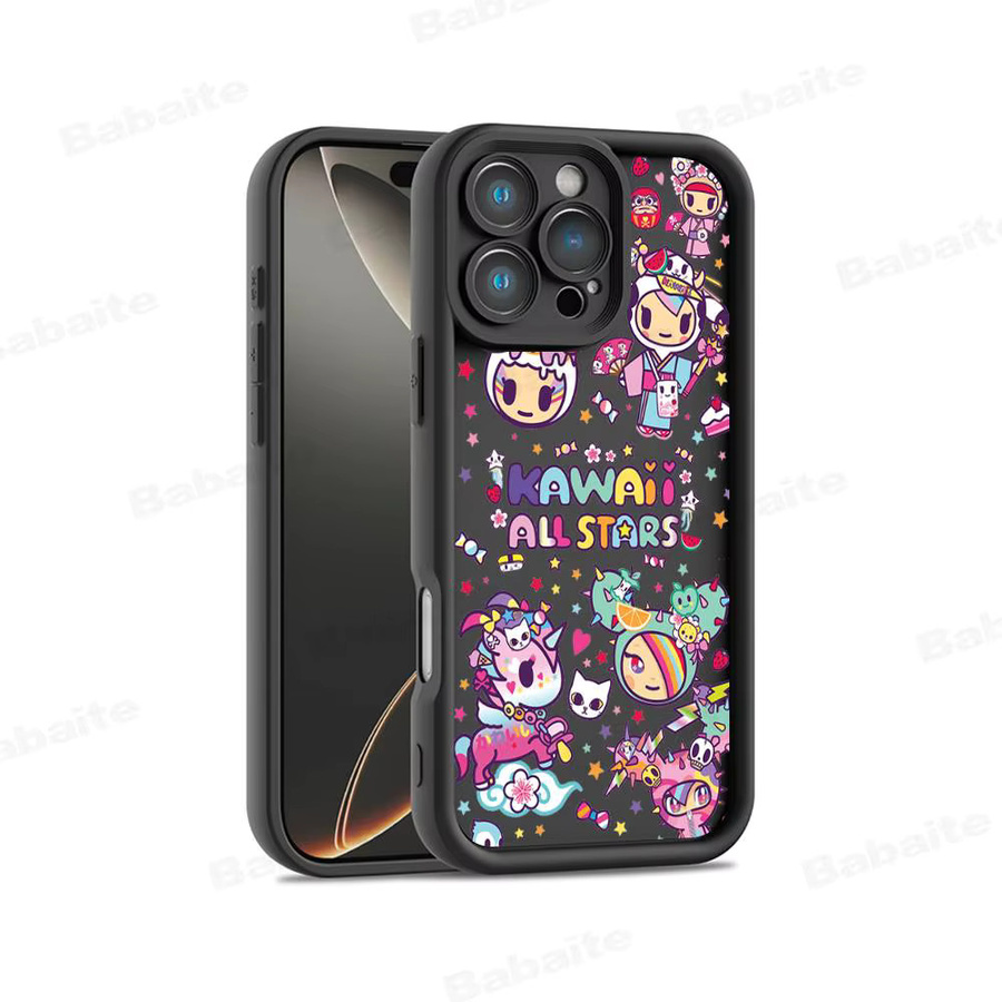 J-Japan T-Tokidoki Handyhülle für Apple iPhone 11 bis 17 Pro Max mit weicher Rückseite in Multicolour - Bild 4