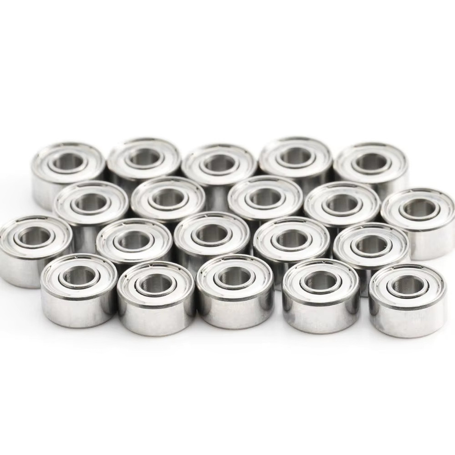 FUSHI Kugellager 693ZZ ABEC-9 Set für Computer Lüfter und Konsolen, Farbe: Silber, 20 Stück, Maße: Breite: 3 mm, Tiefe: 8 mm, Höhe: 4 mm - Bild 2