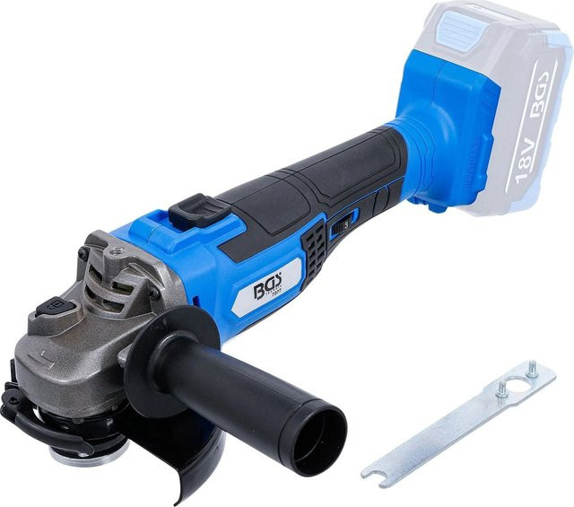 BGS Akku Winkelschleifer bürstenlos 18 V Blau BGS 18-V-System Solo - Bild 1