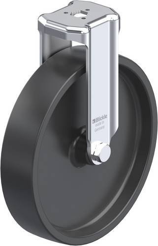 Blickle Bockrolle BKRA-POA 150G in Schwarz mit Kunststoffrad und 150 mm Durchmesser für eine Tragfähigkeit von 110 kg - Bild 1