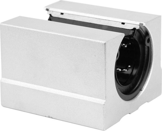 SBR25UU Offenes Linearlager Gleitstück aus Aluminiumlegierung in Silber - Bild 1