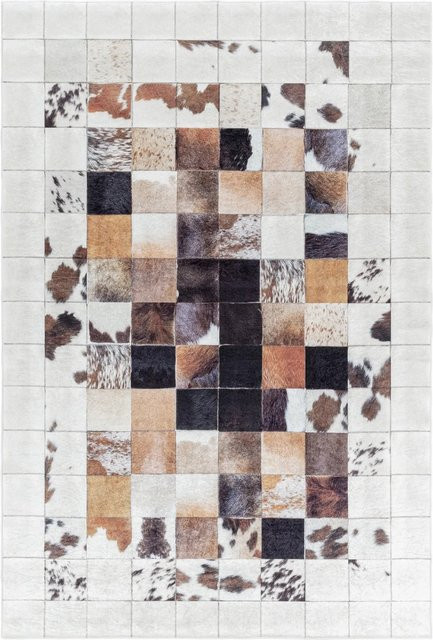 Ayyildiz Kurzflorteppich Fiesta 4306 Weiß B: 160 cm, T: 230 cm - Bild 1