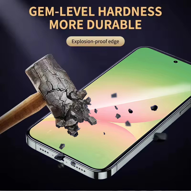 3-teiliges Upgrade Displayschutz-Set aus 9H gehärtetem Glas für Samsung Galaxy A56 5G, transparent, Fingerabdruck-Entsperrung kompatibel - Bild 3