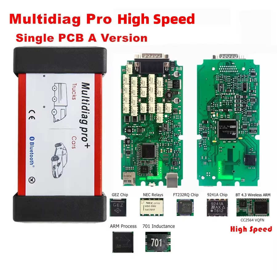 DS150E Diagnose-Tool mit TCS PRO V3.0 Software und USB-Kabel für OBDII-LKWs - Bild 3