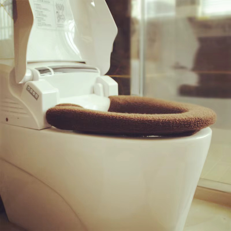 Universeller rutschfester und warmer Toilettensitzbezug für Kinder in quadratischer Form - Bild 2