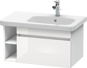 Duravit Waschtischunterschrank DuraStyle in Weiß Hochglanz mit 1 Auszug, Breite: 73 cm, Tiefe: 44,8 cm - Bild 1