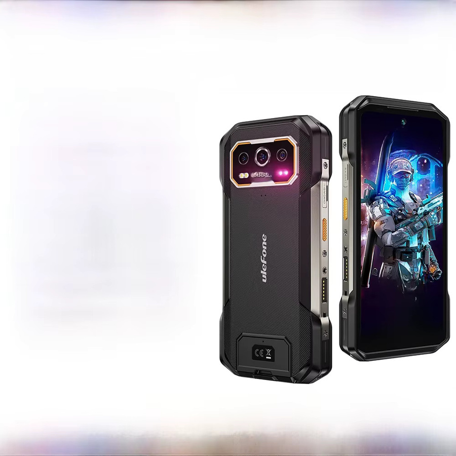 Ulefone Armor 27 Pro 5G Smartphone Schwarz mit 256 GB Speicher, 10600 mAh Akku, 50 MP Kamera, Android 14 und NFC - Bild 7
