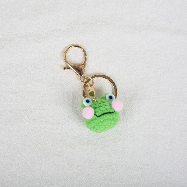 Linyi toy Schlüsselanhänger, gehäkelter Hasen-Schlüsselanhänger, Unisex - Bild 1