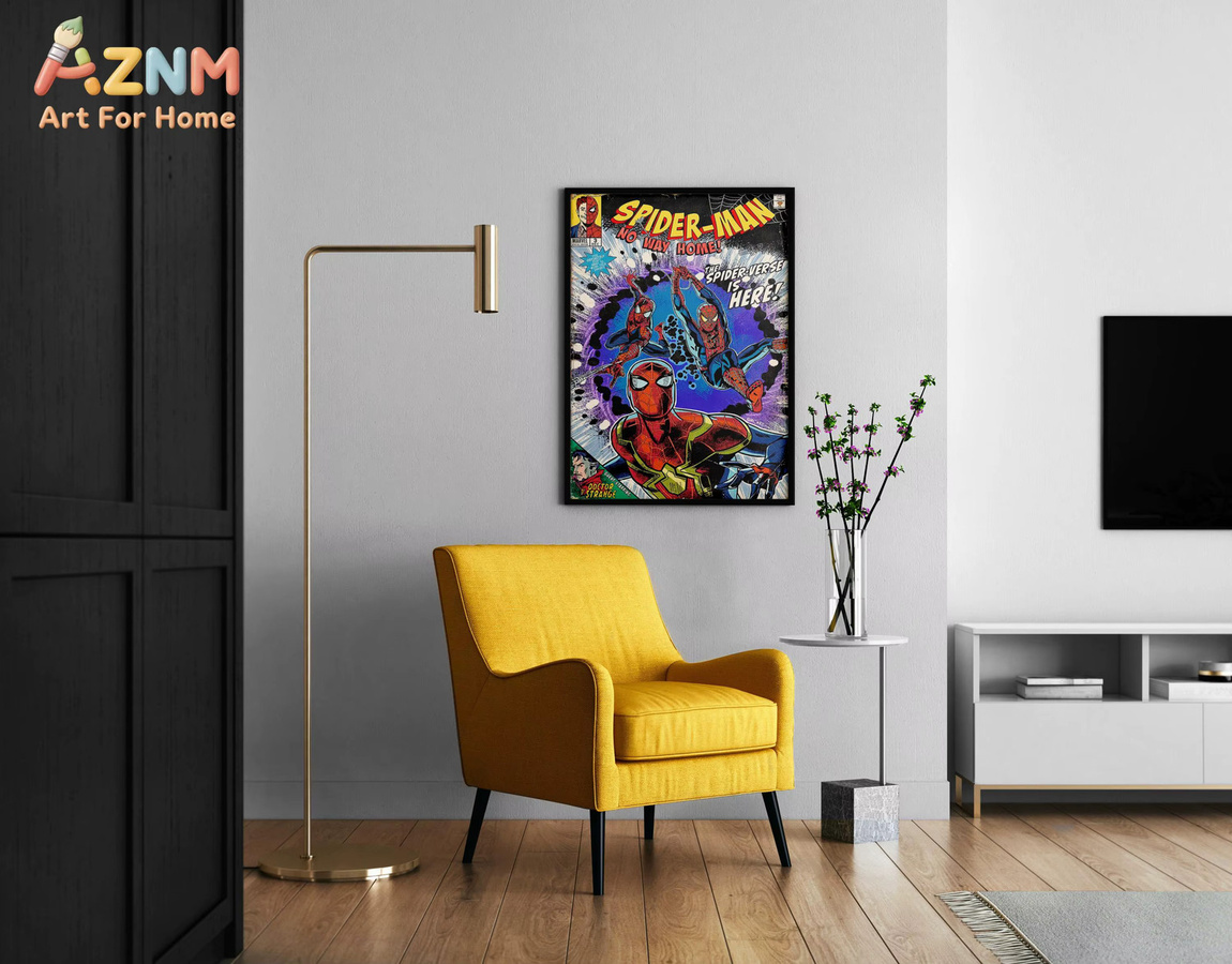 KAYOU Spiderman No Way Home Filmplakat Wandkunstdruck aus Papier in Multicolour - Bild 2