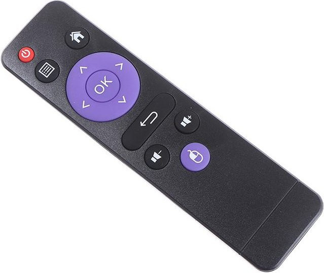 Original Ersatz-IR-Fernbedienung für H96 Max RK3318 Android TV Box in Grau - Bild 1