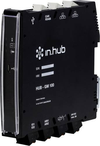 In.hub HUB-GM100 IoT-Gateway Schwarz mit Wi-Fi - Bild 1