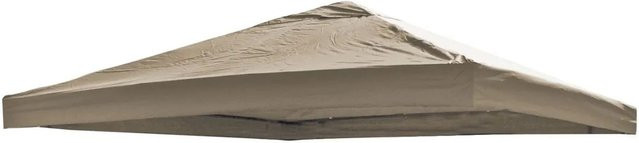 Lex Ersatzdach für Pavillon Universell, Wasserdicht mit Luft-Luke, Farbe: Beige, B/T: 300 x 300 cm - Bild 1