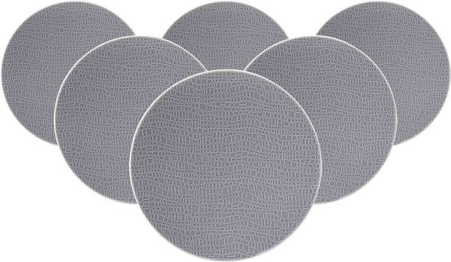 Seltmann Weiden Brotteller Life Fashion aus Keramik, Multicolor und Grau, 6er Set, Durchmesser: 16,5 cm - Bild 1
