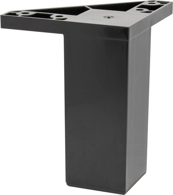 Wagner Möbelfuß aus Kunststoff in Schwarz, Höhe: 10 cm - Bild 1