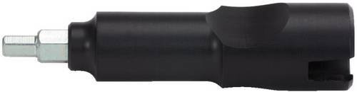 KS Tools Universalschlüssel für Toilettensitzbefestigung, 13 mm, 1/4 Zoll, schwarz - Bild 1