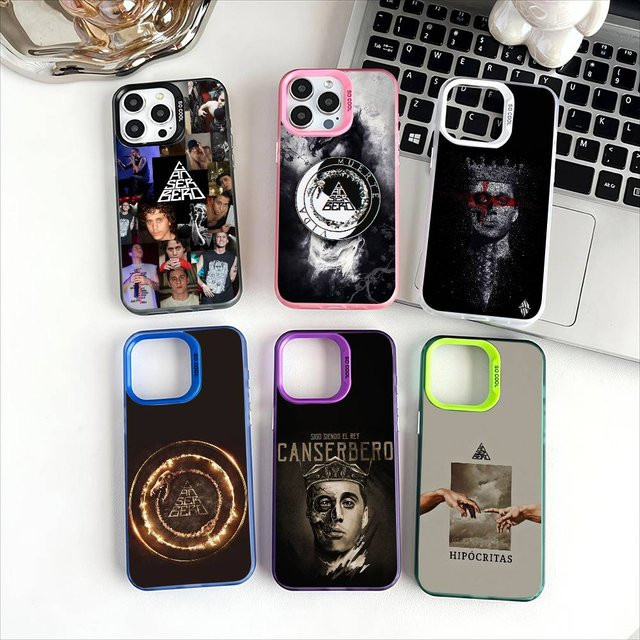 Schützende Handyhülle mit Canserbero Motiv für Apple iPhone 11 bis 16 Pro Max Plus, Multicolor - Bild 1