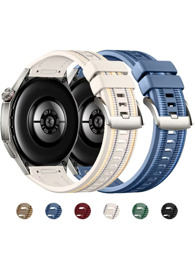 CHIICSMART Uhrenarmband Nylon-Silikon, Huawei Watch GT 6Pro 46 mm, Unisex - Bild 5