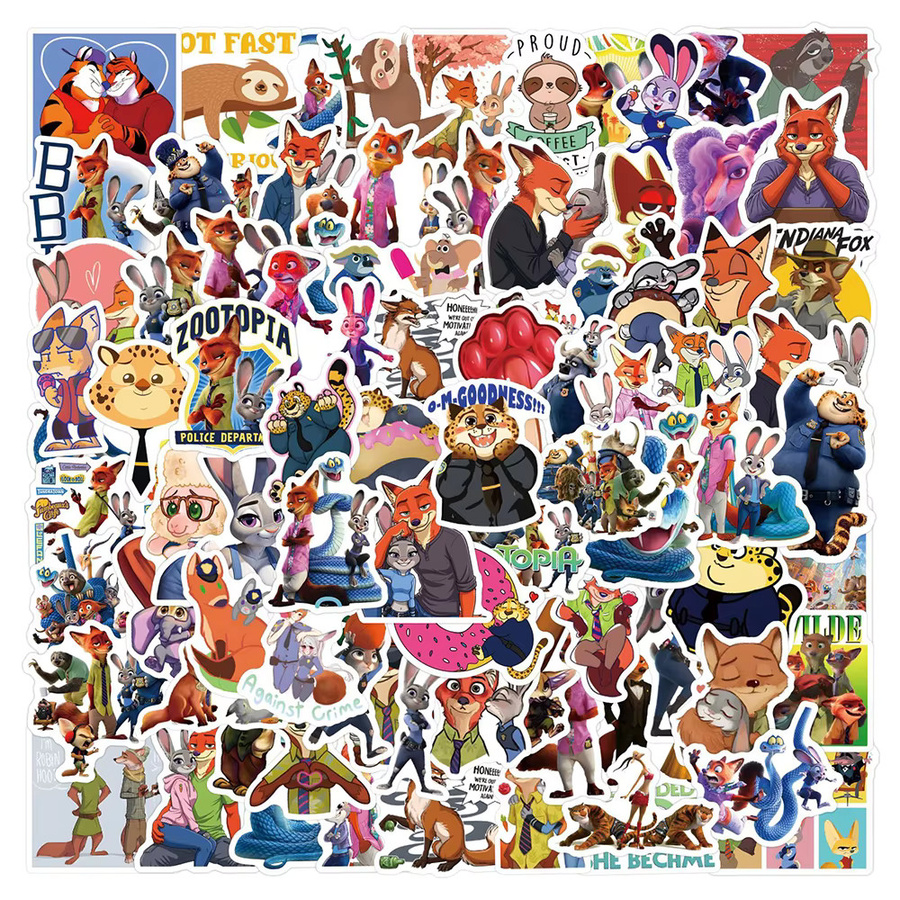 Disney Zootopia 2 Aufkleber, 10 Stück - Bild 3