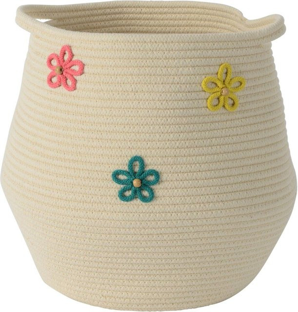 Pocoline Baumwollkorb in Beige, Höhe: 38 cm, Durchmesser: 40 cm - Bild 1