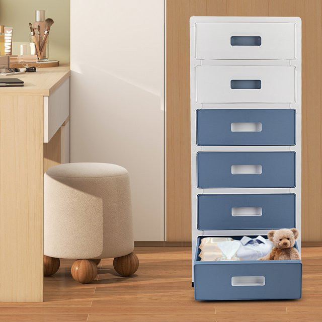 Schreibtisch-Organizer mit mehreren Fächern aus Kunststoff, Breite: 35 cm - Bild 1