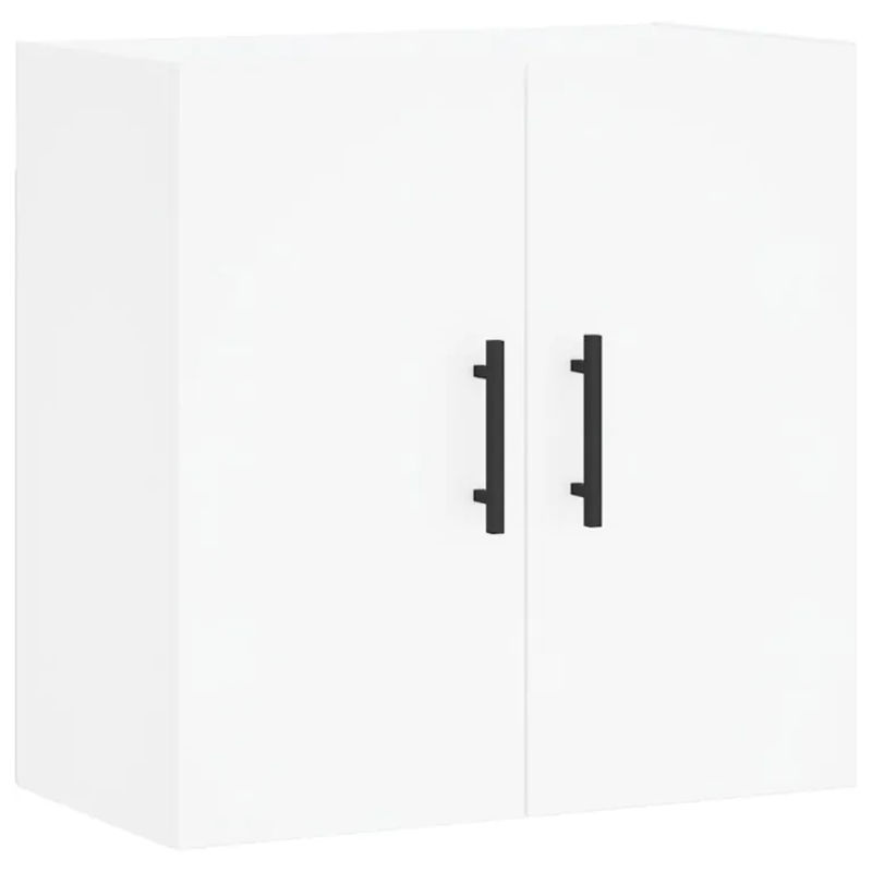 vidaXL Wandschrank Weiß aus Holzwerkstoff mit Scharniertüren, B/T/H: 60 x 31 x 60 cm - Bild 4