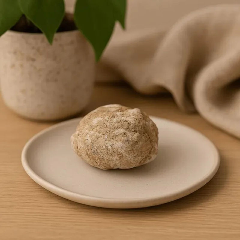 SHAMTAM Geode Quarz-Kristall zum Selberbrechen in Grau, Beige und Weiß, B/T/H: 8 x 8 x 4 cm - Bild 1