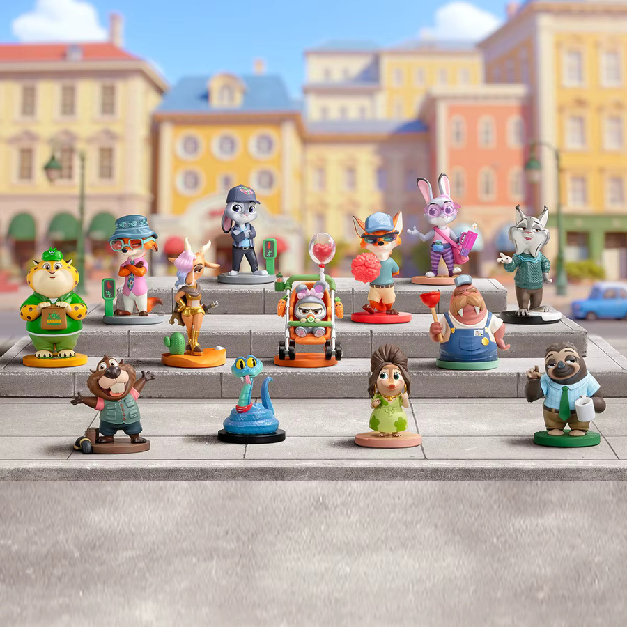 POP MART Disney Zootopia Next Adventure Series Blind Box Sammelfiguren in Mehrfarbig - Bild 1