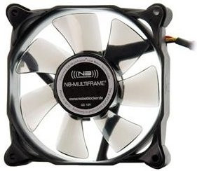 NoiseBlocker Multiframe M8-S2 PC-Gehäuse-Lüfter Schwarz Grau Transparent B: 80 cm, H: 80 cm, T: 80 cm - Bild 2