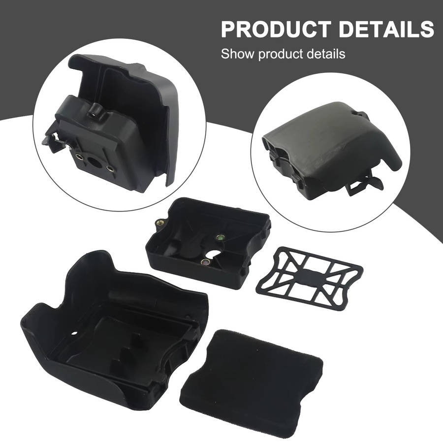 DAZZLEEX Luftfilter-Set in Schwarz für BC430 Freischneider mit 43CC 49CC 52CC Motor und 40F-5 44F-5 Rasenmäher-Ersatzteile - Bild 2