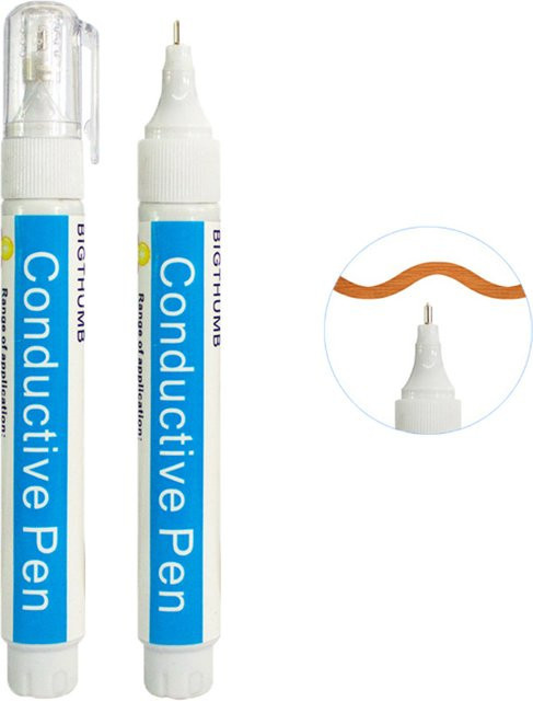 HELTC Leitfähiger Stift für Schaltung-Reparaturen und Physik-Experimente in Weiß - Bild 1