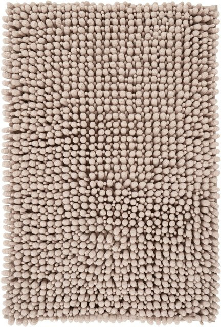 Lalee Badteppich Fluffy Taupe B: 40 cm, T: 60 cm, H: 3,5 cm - Bild 1