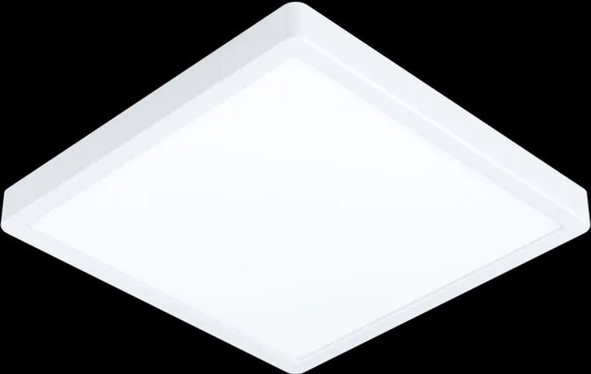 Eglo Deckenleuchte FUEVA in Weiß, modern und minimalistisch aus Kunststoff mit neutralweißem Licht - Bild 1