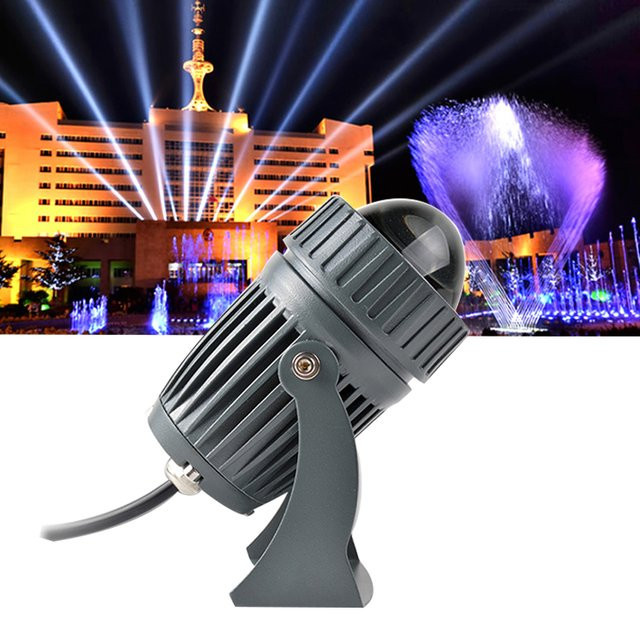 HIGHY LED-Flutlicht für den Außenbereich in Blau, 10 W, wasserdicht IP65 mit Aluminiumgehäuse - Bild 1