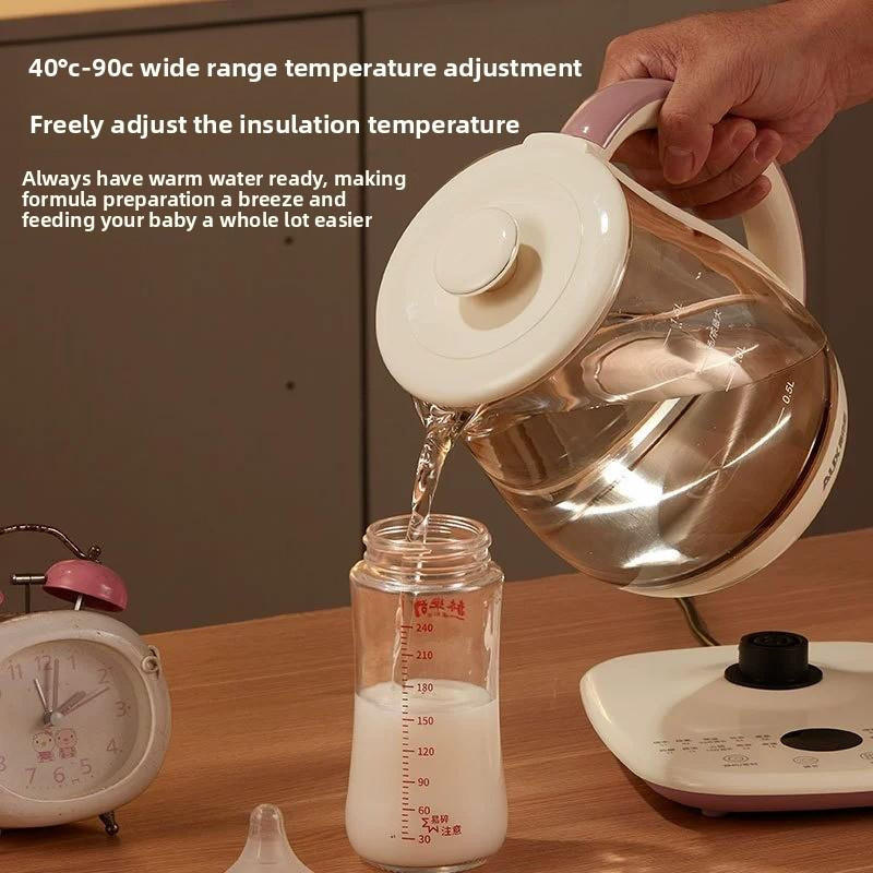 YiLiang Multifunktionaler elektrischer Wasserkocher für Tee und Wasser in Weiß - Bild 2