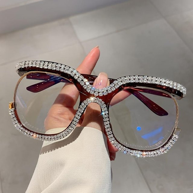 Yiran Health & Beauty Brille, Rund, Vollrand, Kunststoff, Unisex, White Multicolour - Bild 1