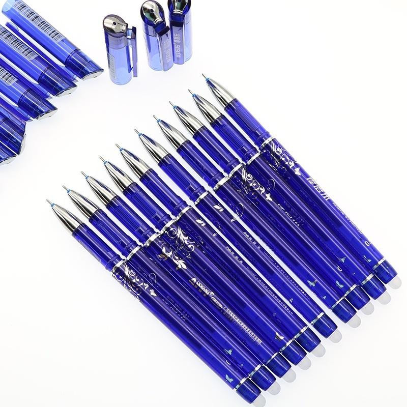 Aishangbao Löschbare Gelstifte Set mit 0,5 mm Spitze in Blau, Rot und Schwarz - Bild 2