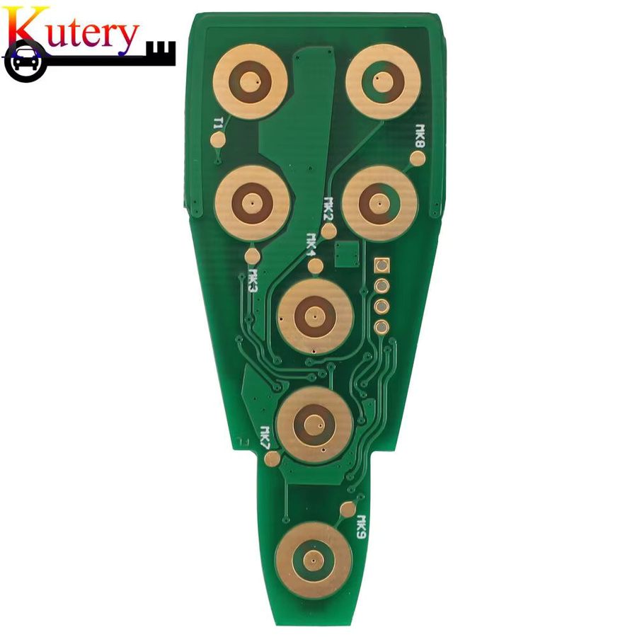 Jingyuqin Remote Autoschlüssel Keyless Entry Platine für Jeep Grand Cherokee Dodge Caravan Chrysler mit 433MHz PCF7961 Chip in Grün - Bild 2