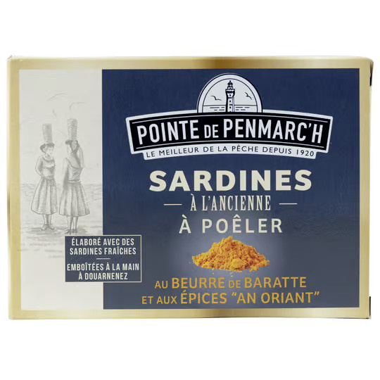 Pointe de Penmarc’h Sardinen mit Butter und Gewürzen 115 g - Bild 2