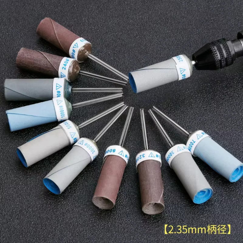 Zylindrischer Schleifpapierstab-Schleifkopf mit 2,35 mm Durchmesser zum Polieren und Schleifen von Werkzeugen in der Schmuckproduktion - Bild 2