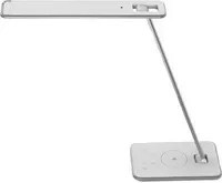 Unilux LED-Tischleuchte Jazz in Weiß-Silber, dimmbar und schwenkbar mit Induktions-Ladefunktion - Bild 1
